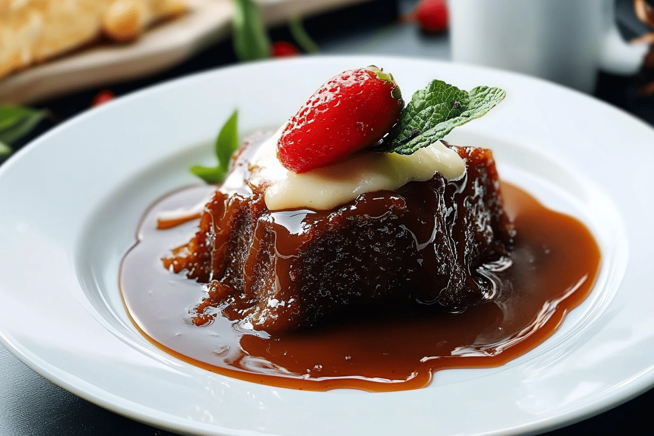 Sticky Date Pudding with Toffee Sauce