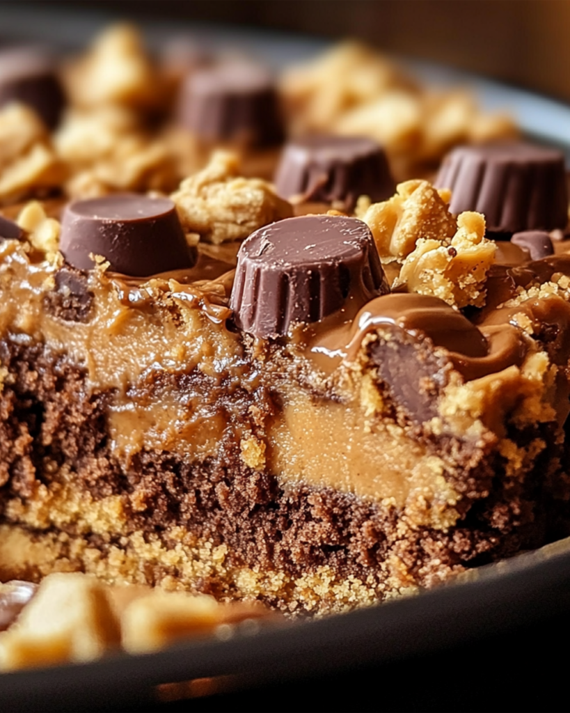 Peanut Butter Cup Dump Cake