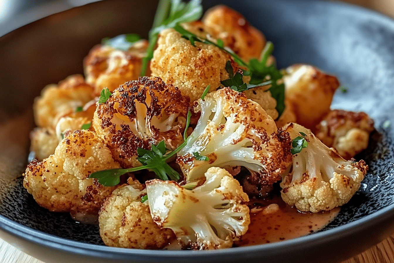 Crispy Roasted Cauliflower