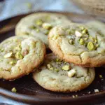 White Chocolate Pistachio Cookies