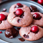 Chocolate Cherry Blossom Cookies