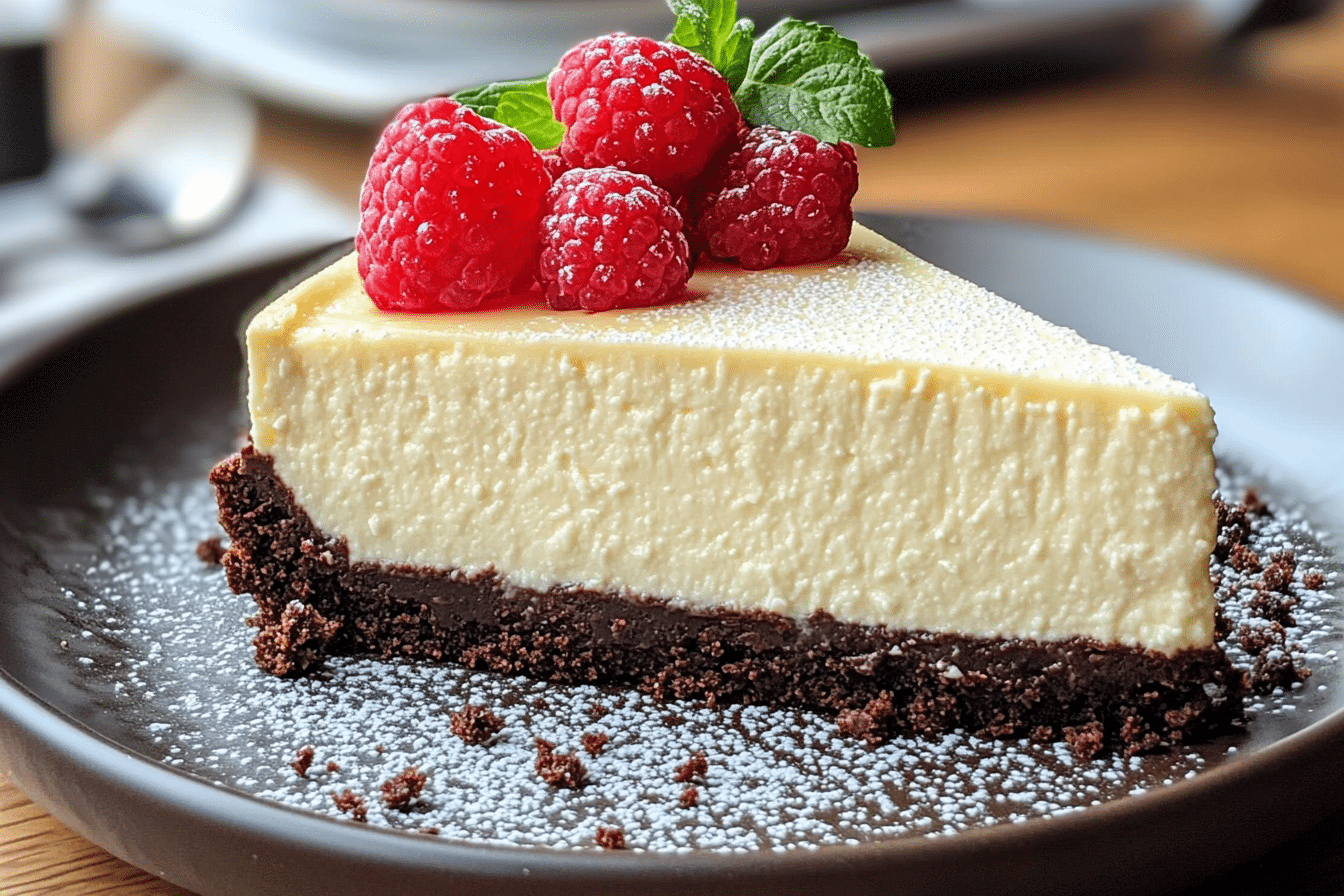 Vanilla Chocolate Cheesecake