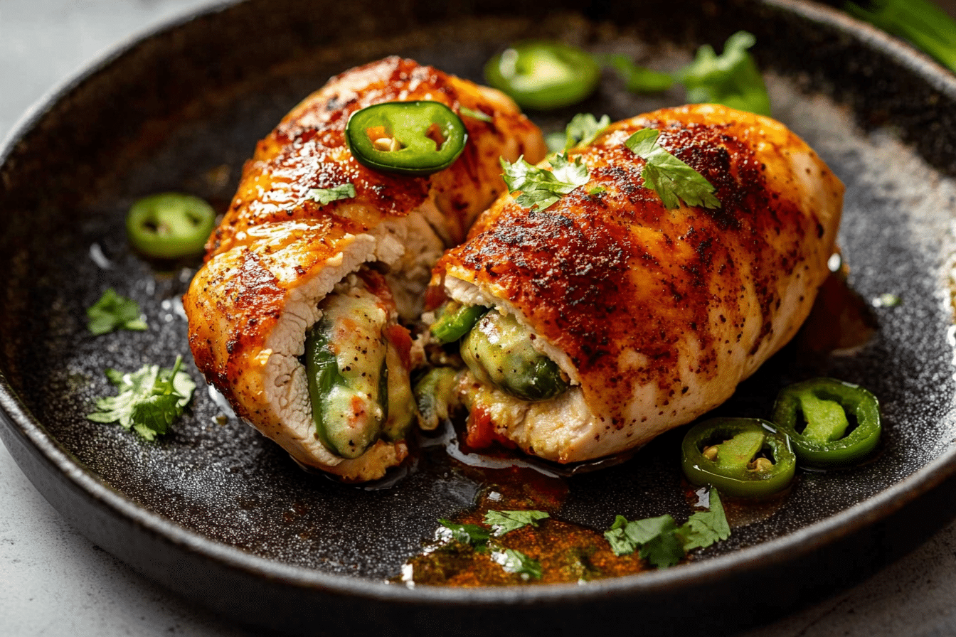 Jalapeño Popper Stuffed Chicken