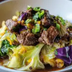 Savory Low-Carb Cabbage and Beef Stir Fry