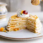 Honey Chamomile Crepe Cake