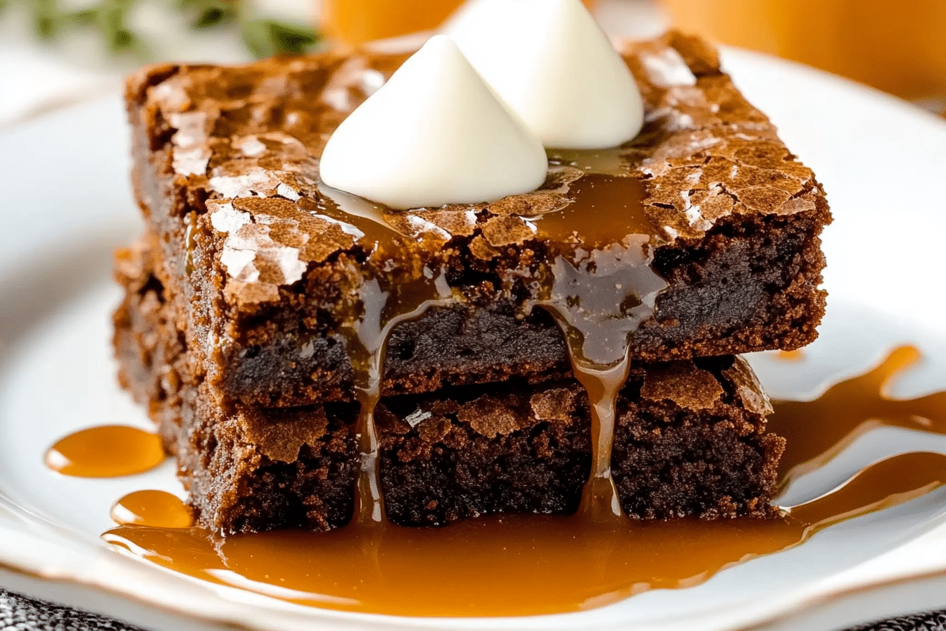 Salted Caramel Brownies
