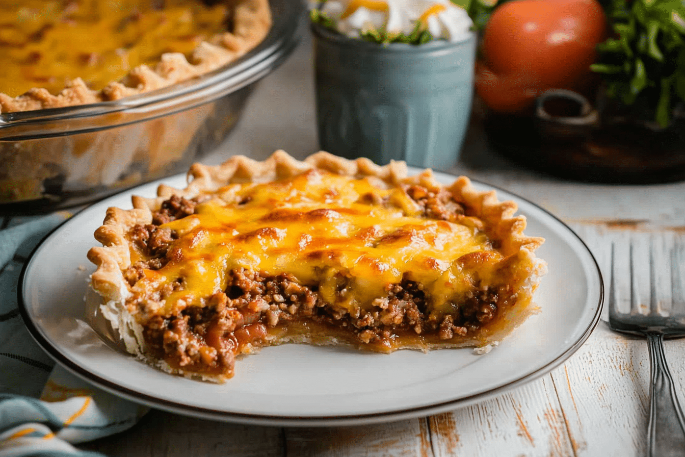Layered Cheesy Taco Pie