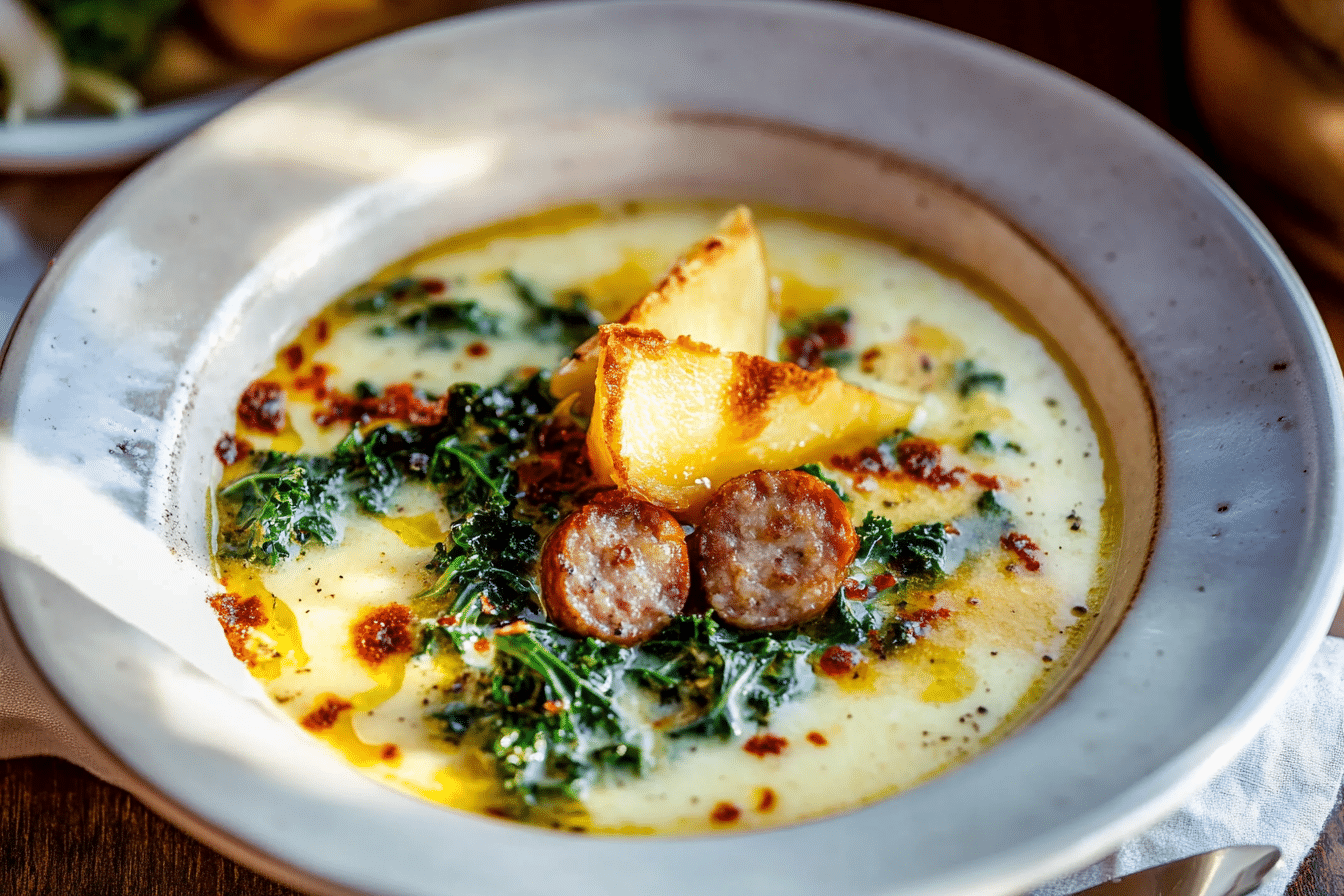 Creamy Sausage & Kale Soup