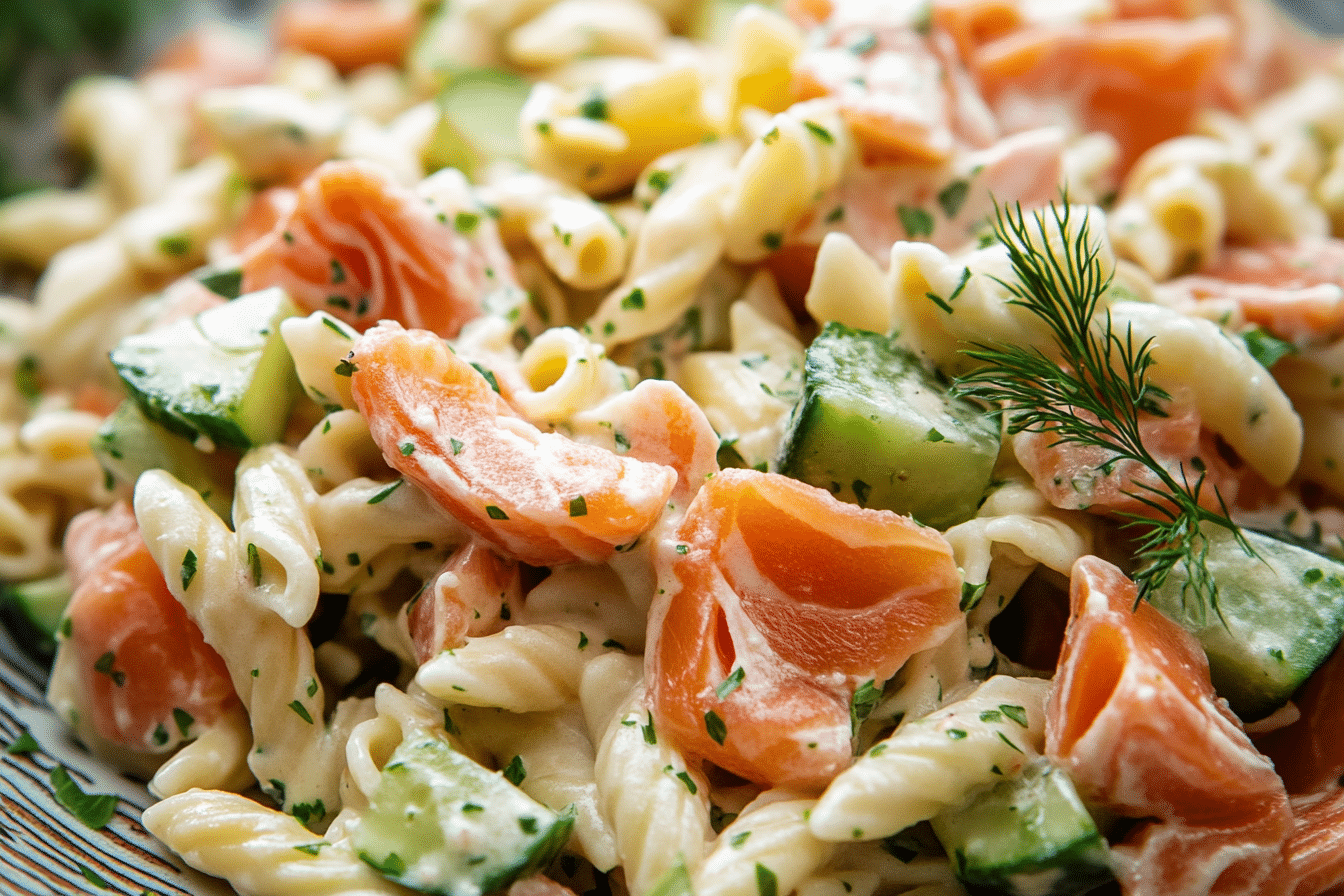 Smoked Salmon Pasta Salad