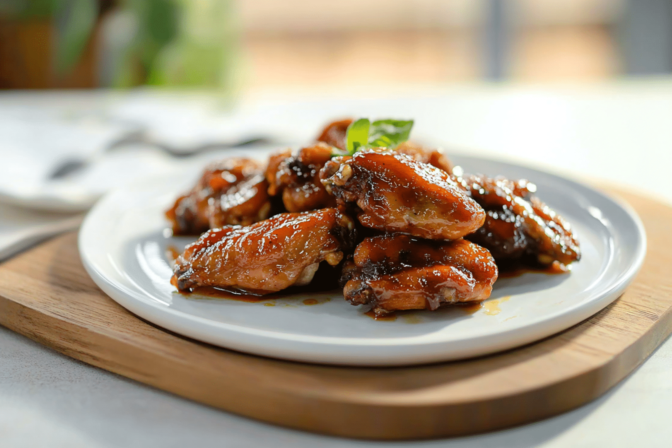 Sticky Soy Garlic Chicken Wings