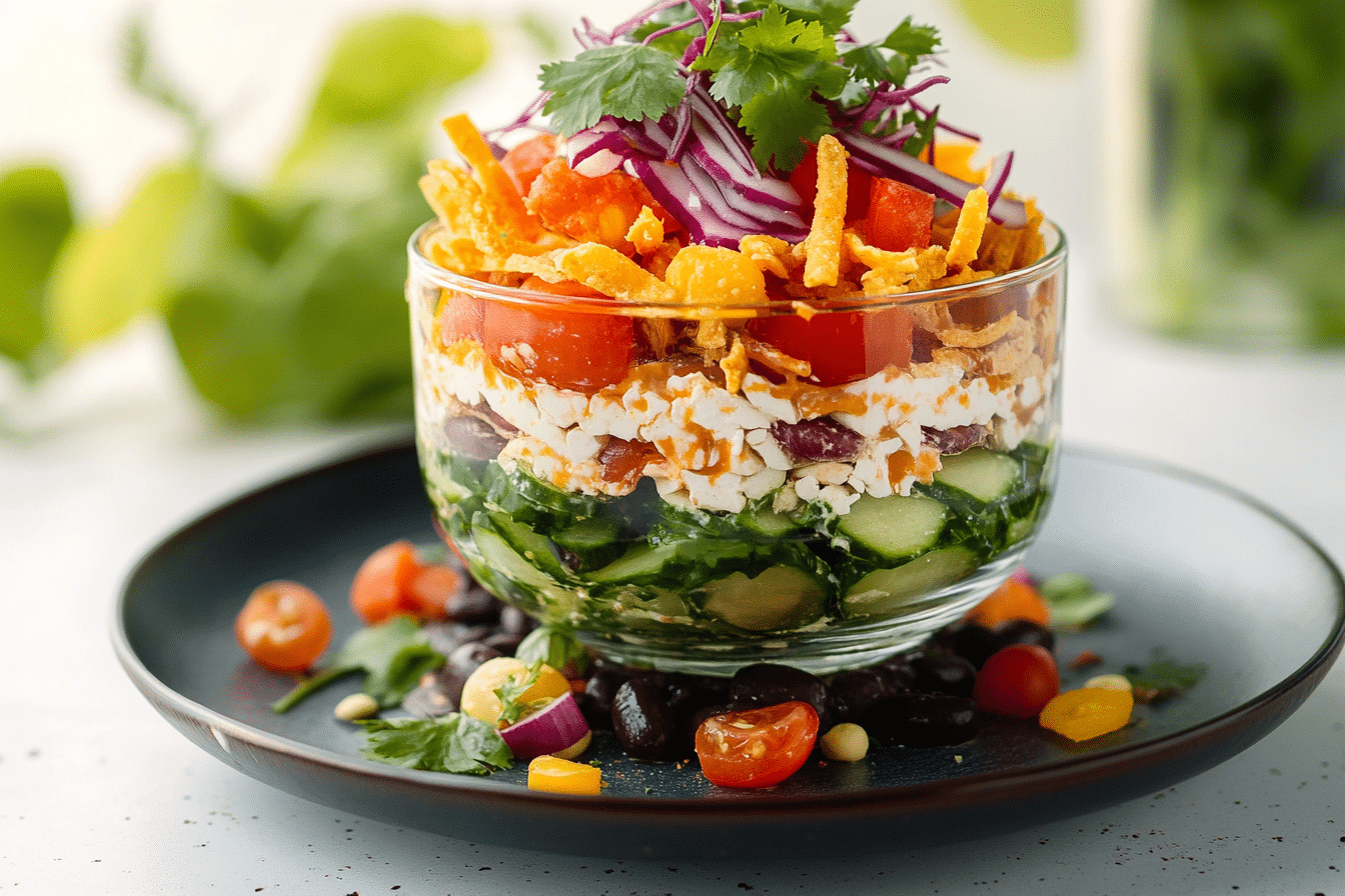 Layered Mexican Salad