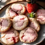 Double Strawberry Sugar Cookies