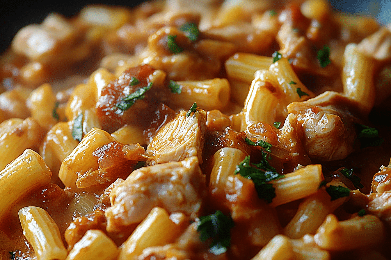 10-Minute Chicken Macaroni