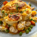 Chicken & Biscuit Dinner Cobbler