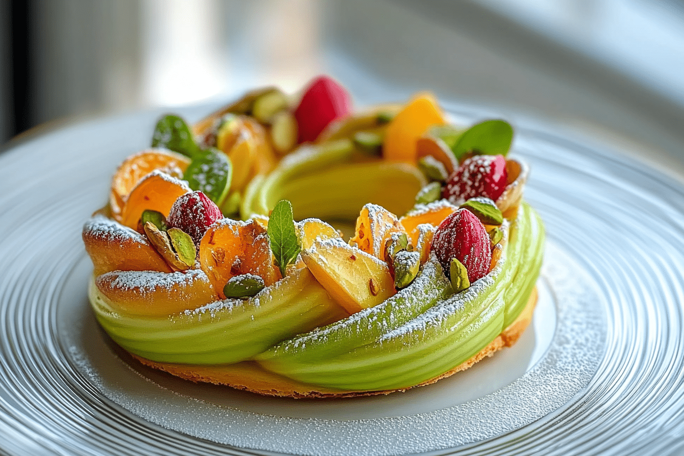 Pistachio Easter Crown