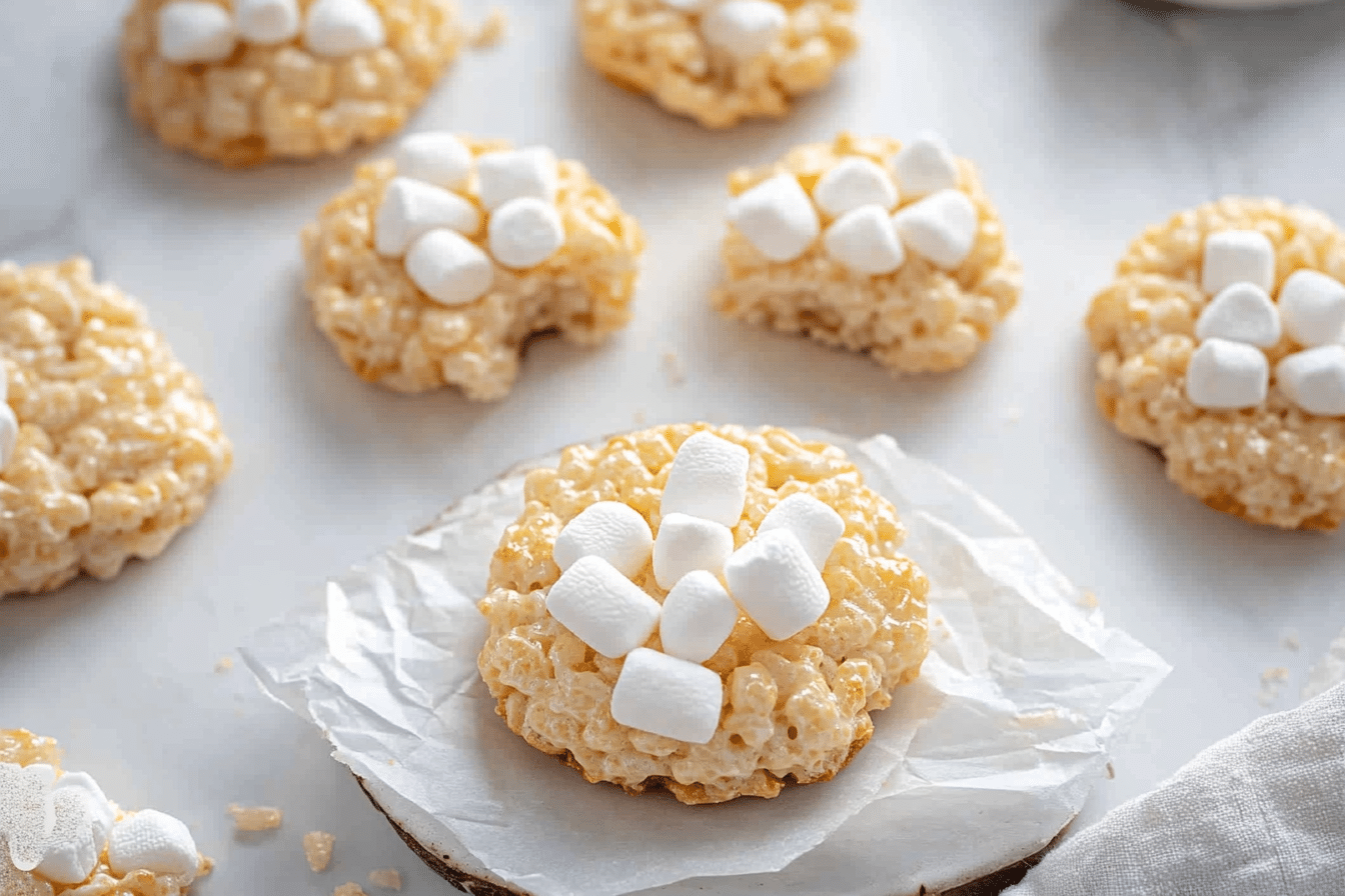 Rice Krispie Marshmallow Cookies