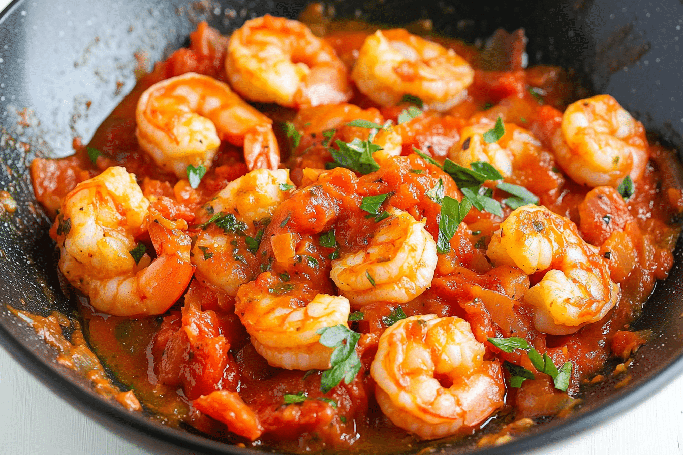 Garlic Shrimp in Tomato Sauce