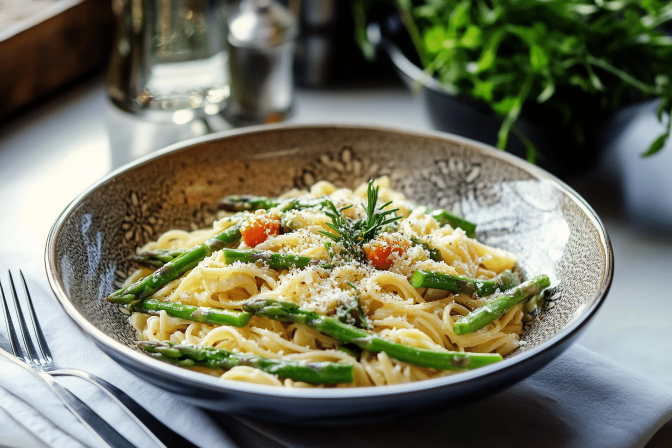 Creamy Asparagus Pasta