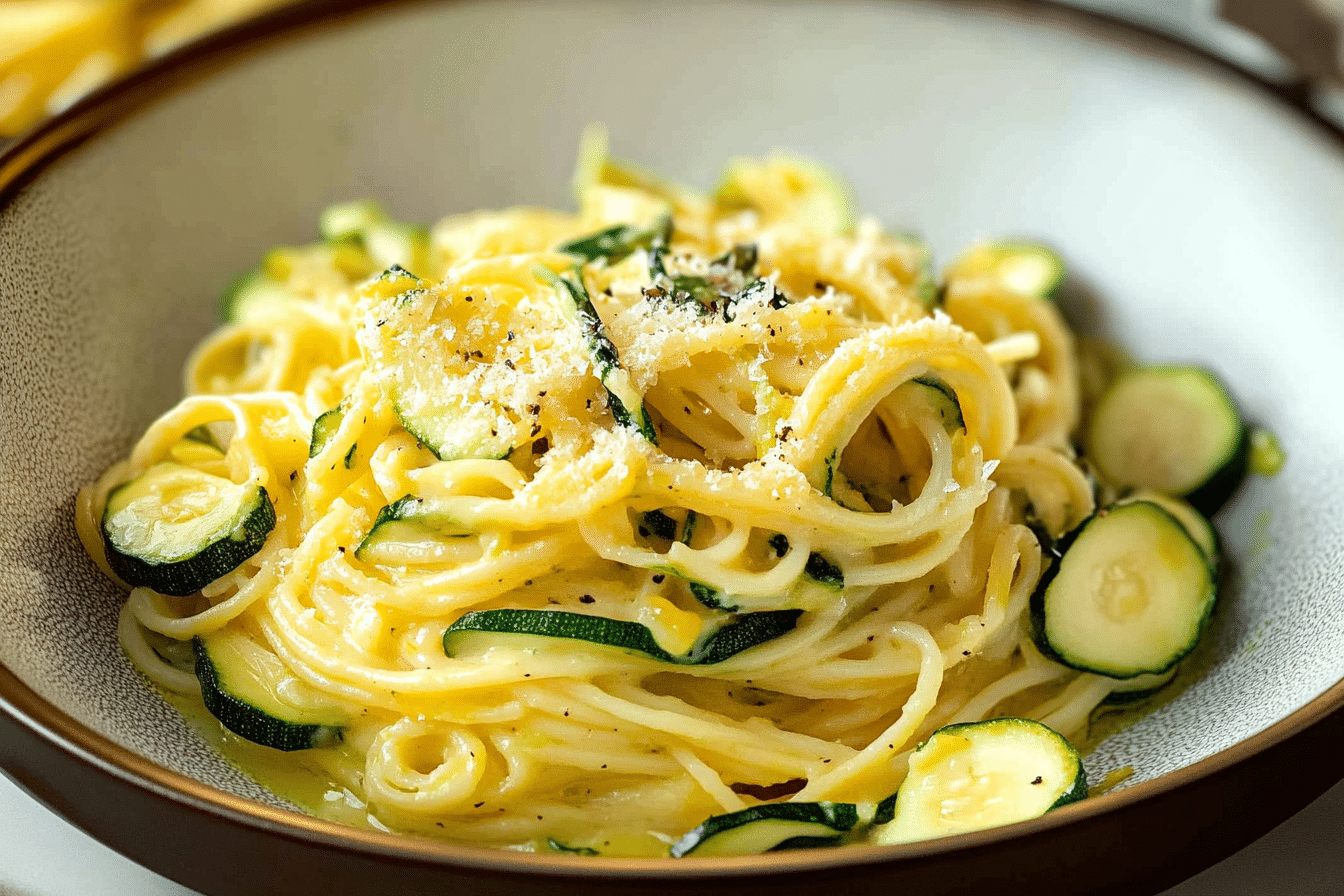 Creamy Courgette Pasta