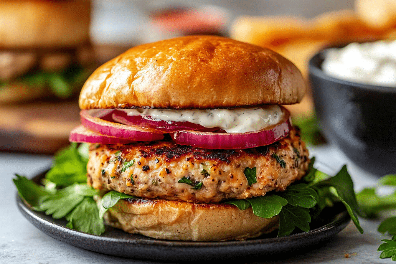 Juicy Chicken Burgers