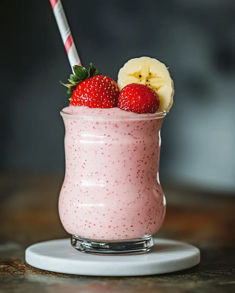 Strawberry Banana Power Smoothie