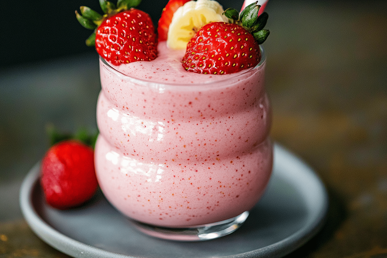 Strawberry Banana Power Smoothie
