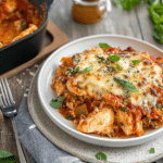 Dump-and-Bake Chicken Parm Casserole
