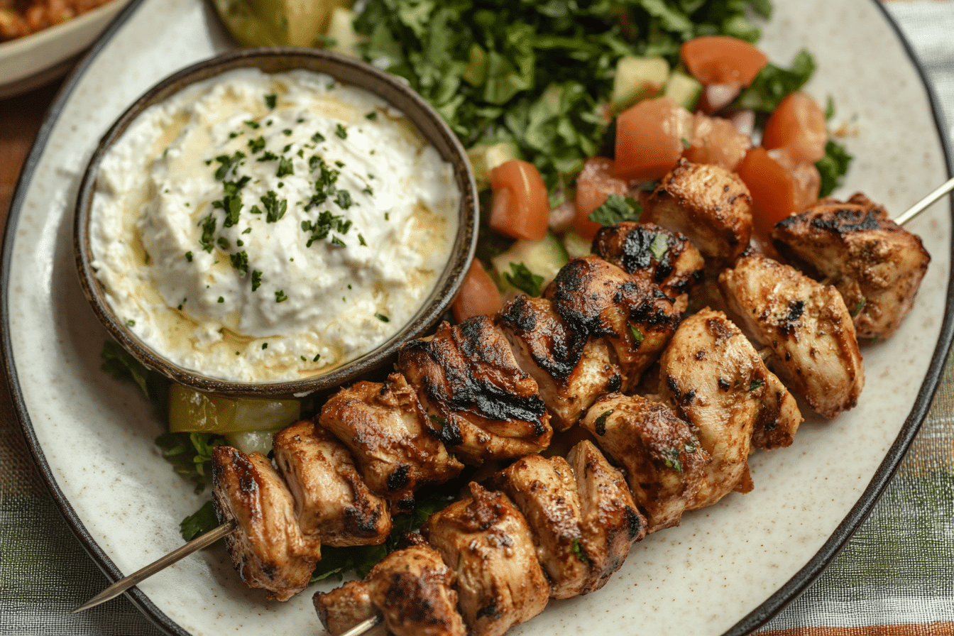 Chicken Shawarma Skewers