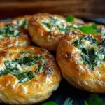 Spinach Cottage Cheese Flagels