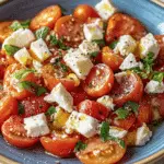 Grilled Tomatoes & Marinated Feta Salad