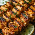 Authentic Shish Tawook (Grilled Chicken Skewers)
