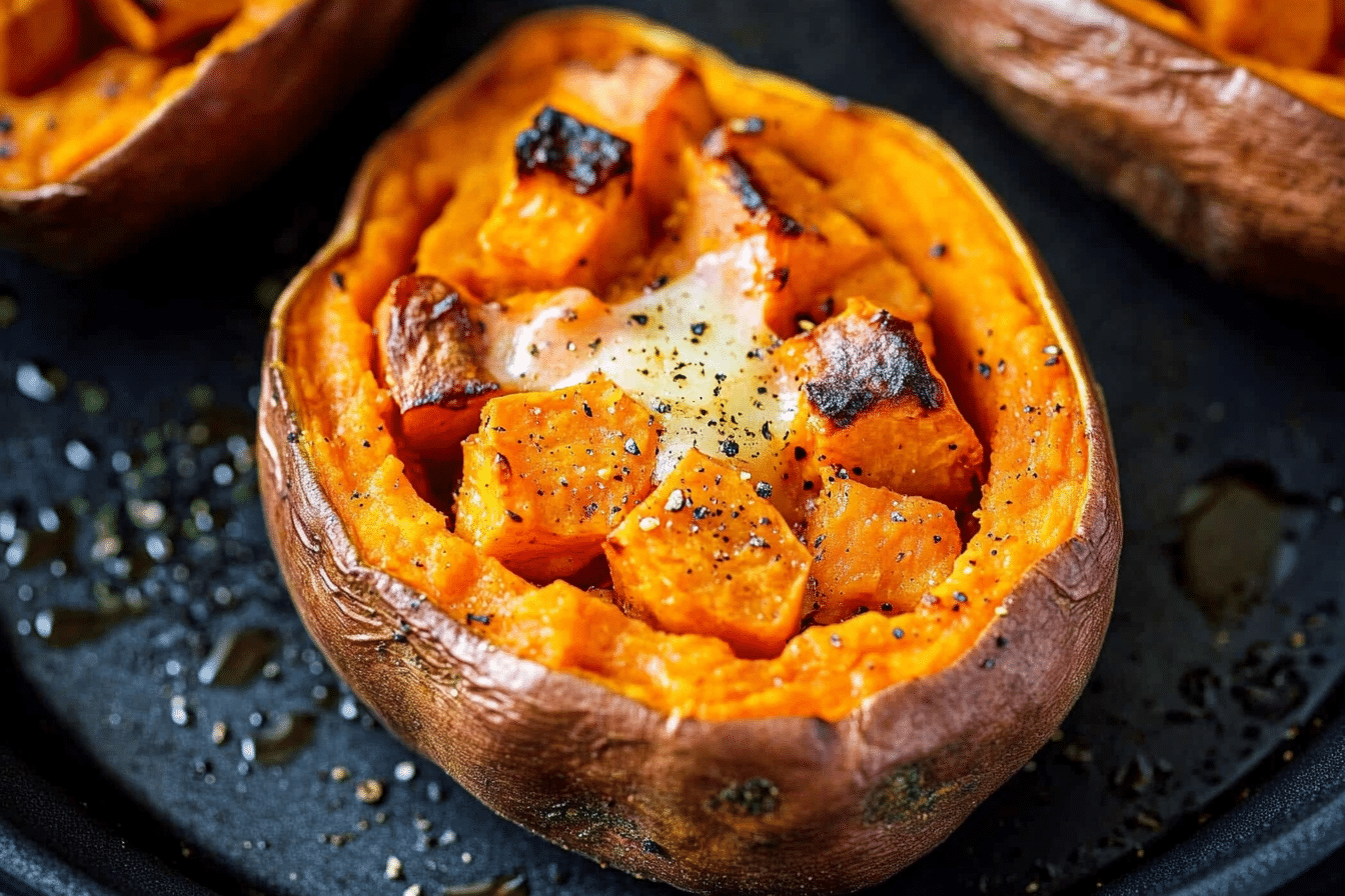 Air Fryer Baked Sweet Potato