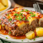 Loaded Potato Meatloaf Casserole