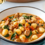 Italian Sausage Gnocchi Soup