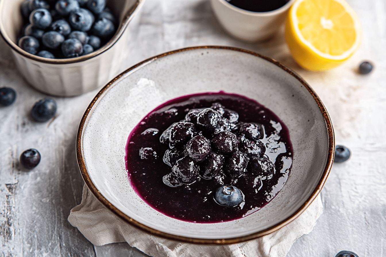 Homemade Blueberry Compote