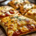 Pepperoni Cheese Calzones