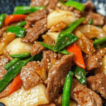 Stir-Fry with Chinese Yam and Beef