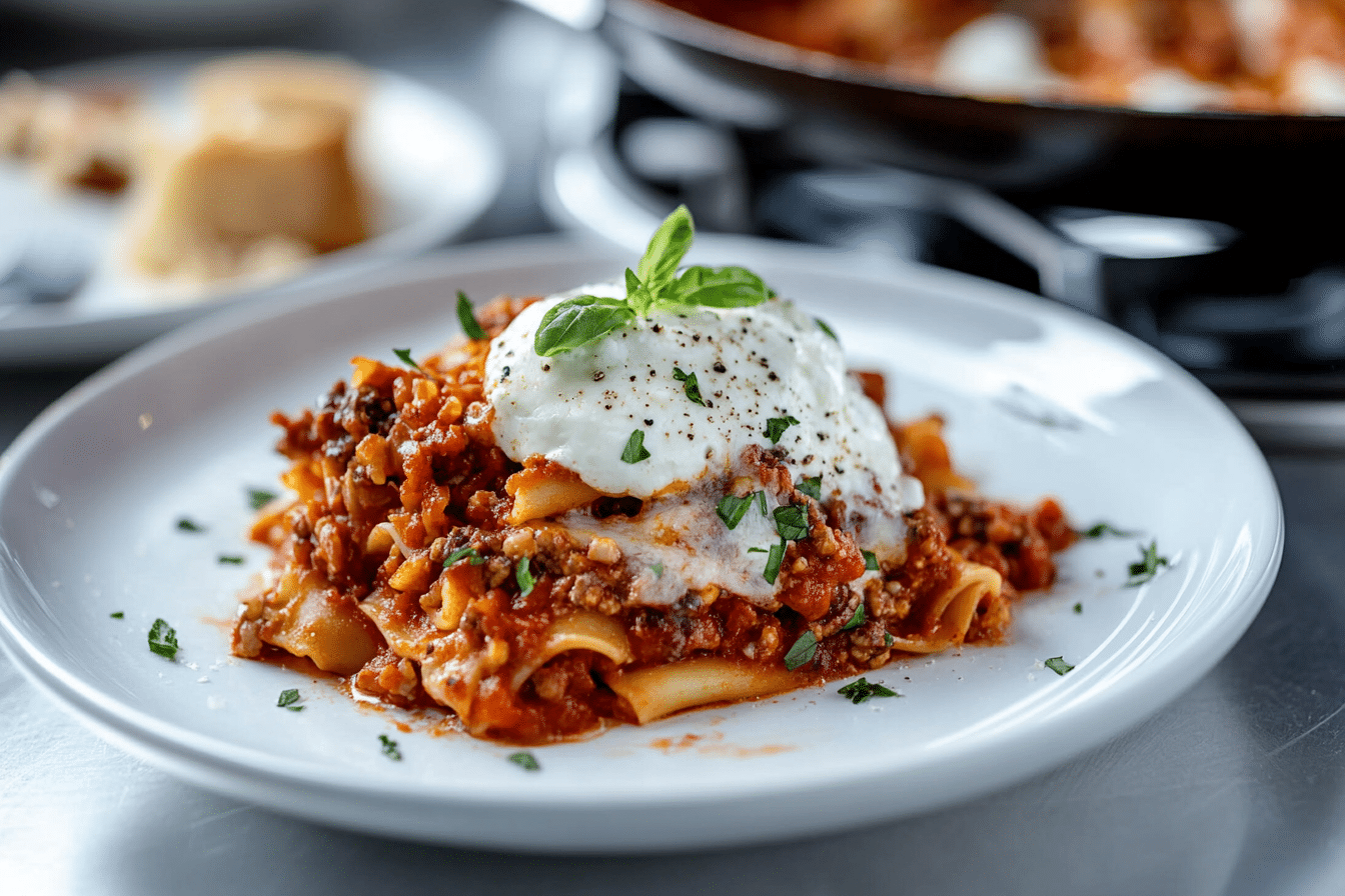 Skillet Lasagna