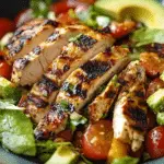 Grilled Chicken Avocado Salad