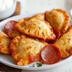 Cheesy Pepperoni Empanadas