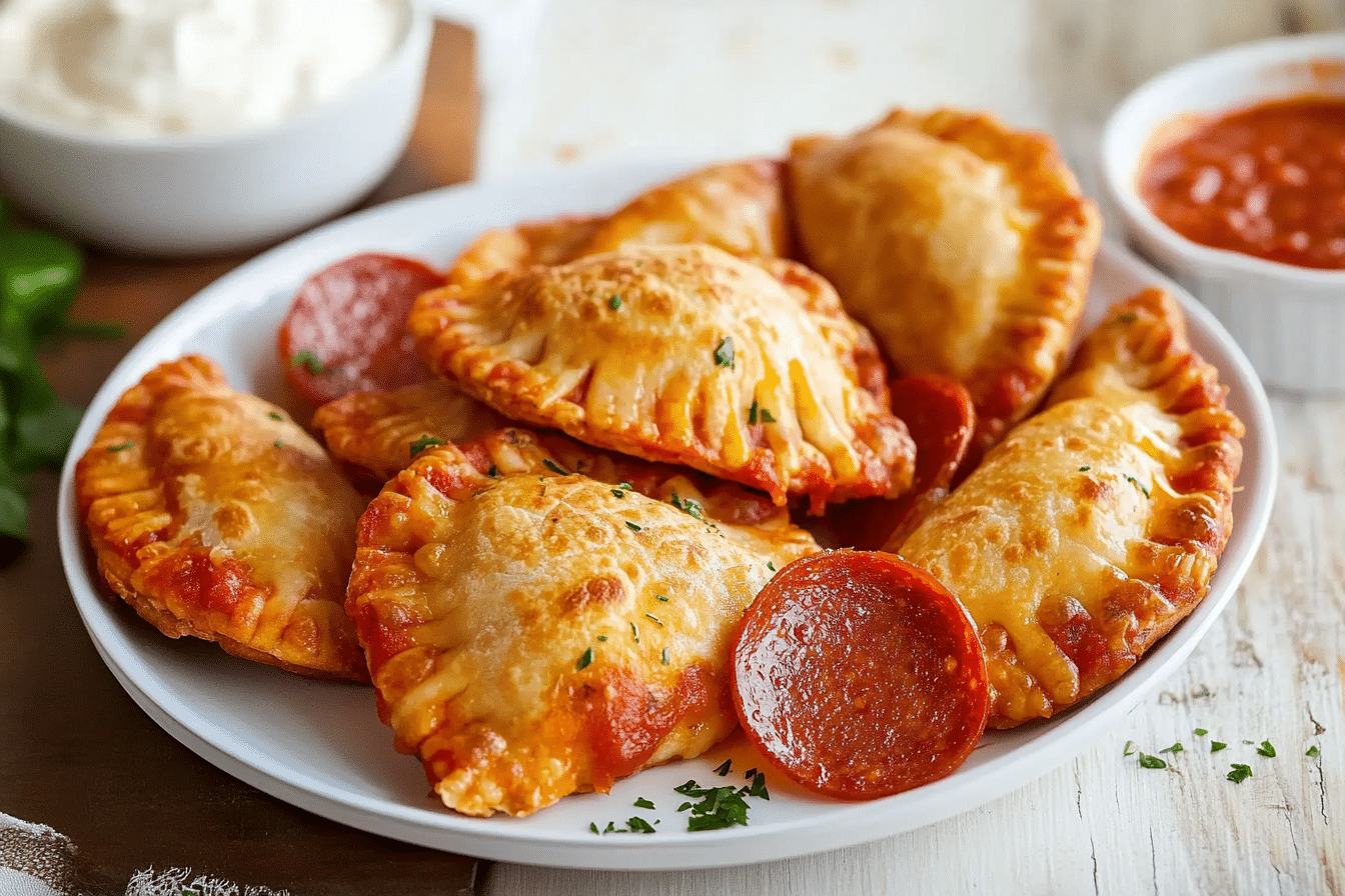 Cheesy Pepperoni Empanadas