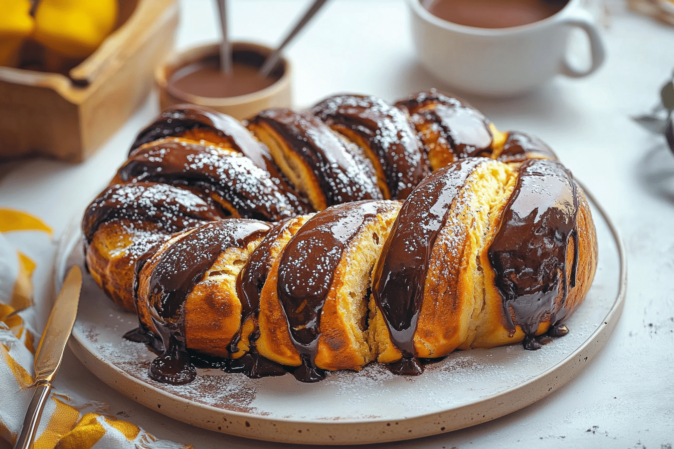 Chocolate Custard Brioche