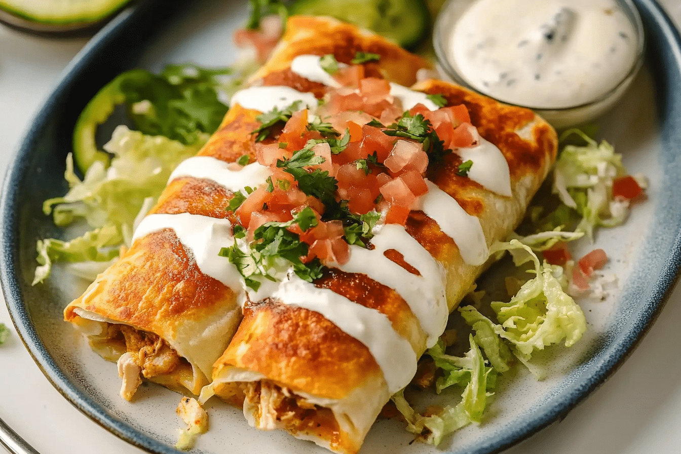 Chicken Chimichangas