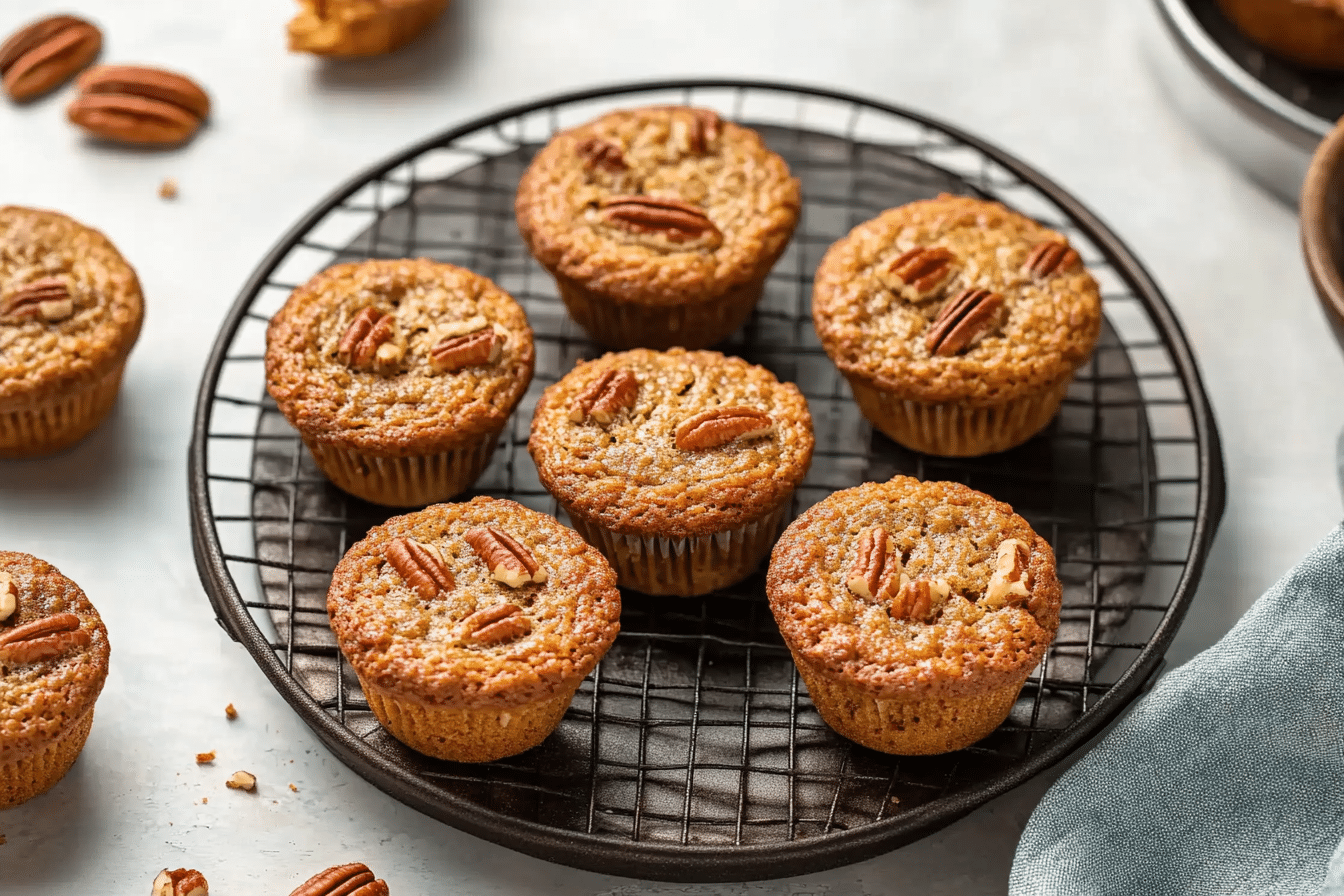 5-Ingredient Pecan Pie Muffins
