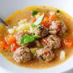 Meatball Vegetable Soup