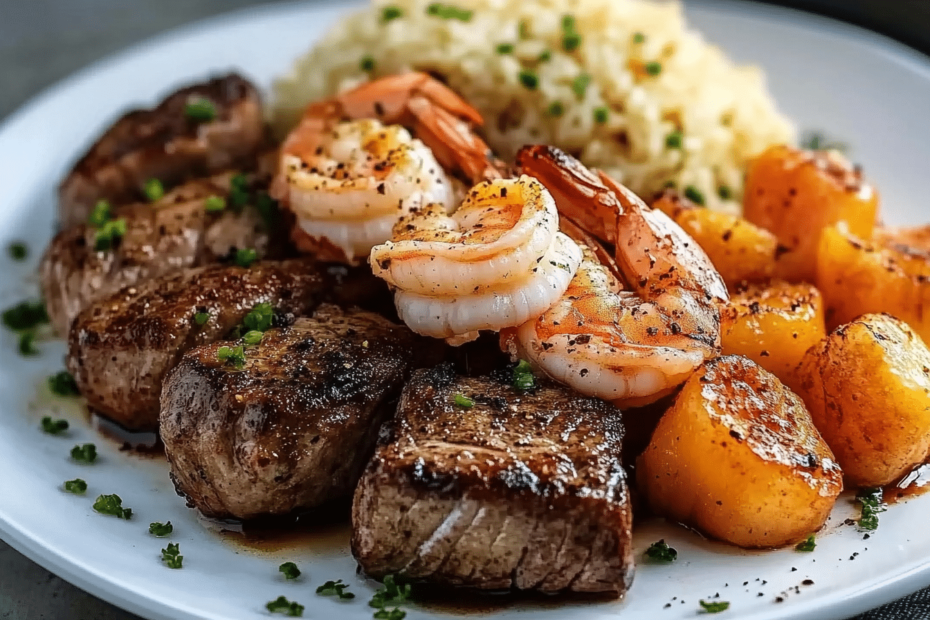 Cajun Shrimp & Steak