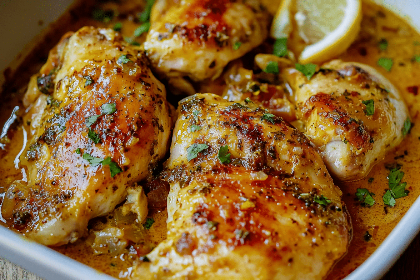 Baked Lemon Butter Chicken