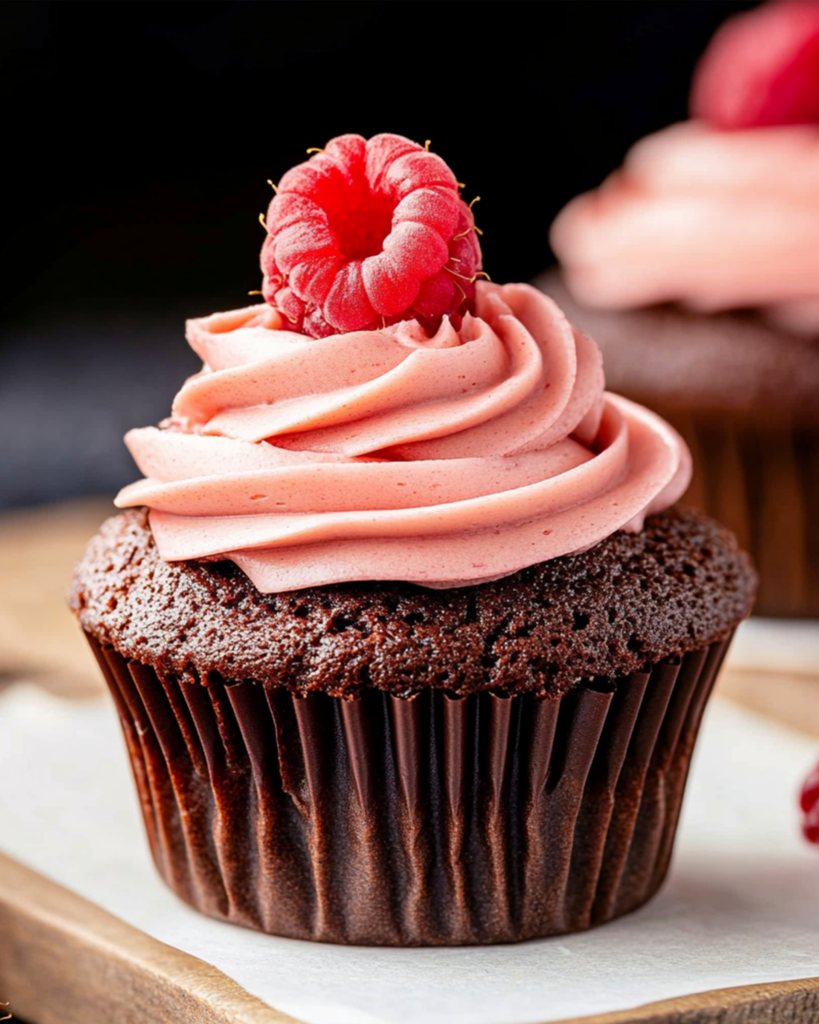 Chocolate Raspberry Cupcakes