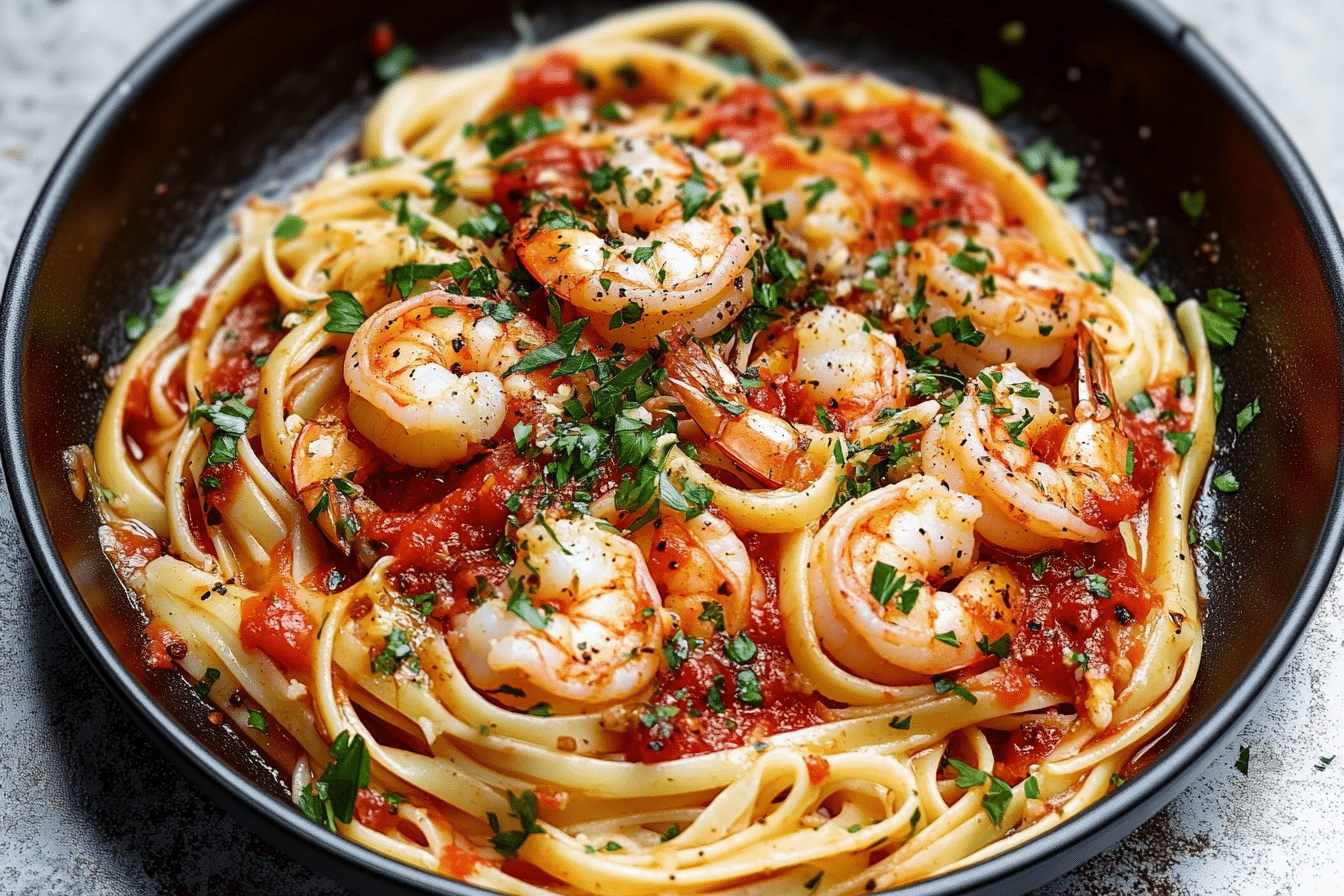Spicy Shrimp Pasta