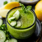 Green Apple Lemon Cucumber Ginger Smoothie
